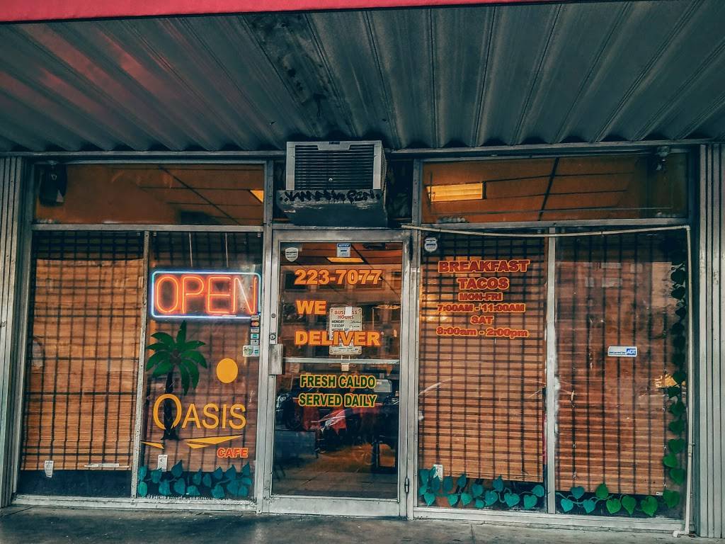 Oasis Cafe | restaurant | 323 N Main Ave, San Antonio, TX 78205, USA | 2102237077 OR +1 210-223-7077