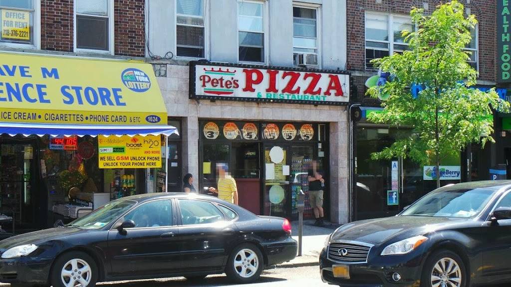 Petes Pizzeria | restaurant | 1620 Avenue M, Brooklyn, NY 11230, USA | 7186765002 OR +1 718-676-5002