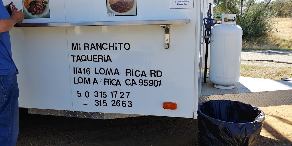 TACO TRUCK - MI RANCHITO | restaurant | 13860 Willow Glen Rd, Oregon House, CA 95962, USA | 5303152663 OR +1 530-315-2663