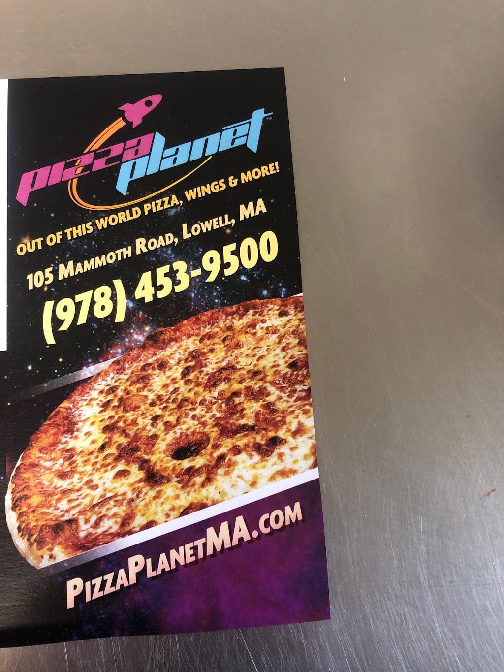 Pizza Planet | restaurant | 105 Mammoth Rd, Lowell, MA 01854, USA | 9784539500 OR +1 978-453-9500