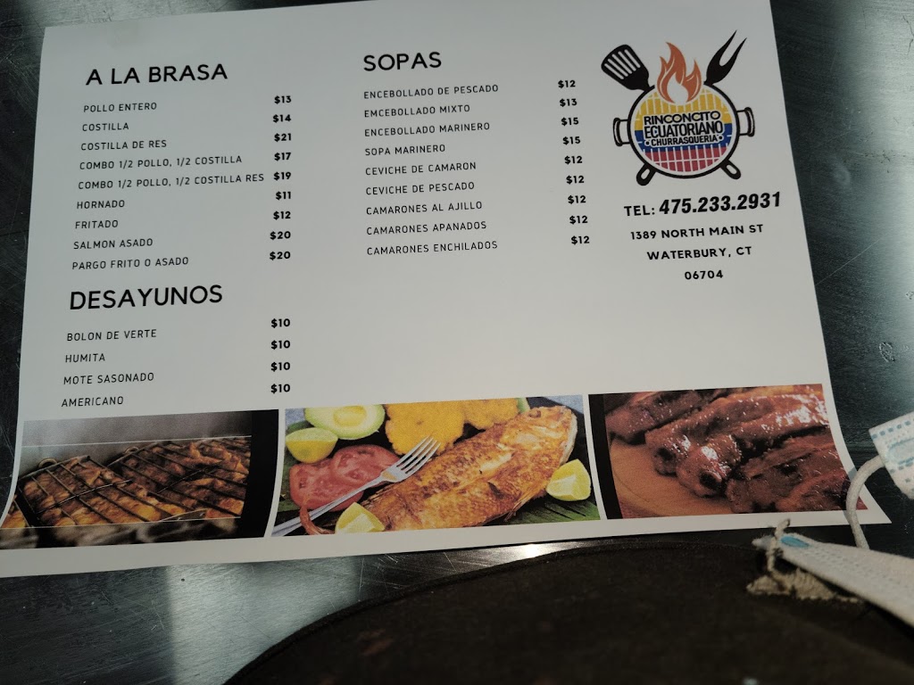 Rinconcito Ecuatoriano Deli | restaurant | 1389 N Main St, Waterbury, CT 06704, USA | 4752332931 OR +1 475-233-2931