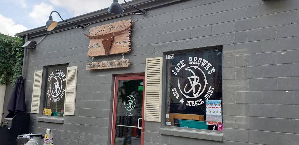 Jack Browns Beer and Burger Joint | restaurant | 1123 3rd Ave N, Nashville, TN 37208, USA | 6158180318 OR +1 615-818-0318