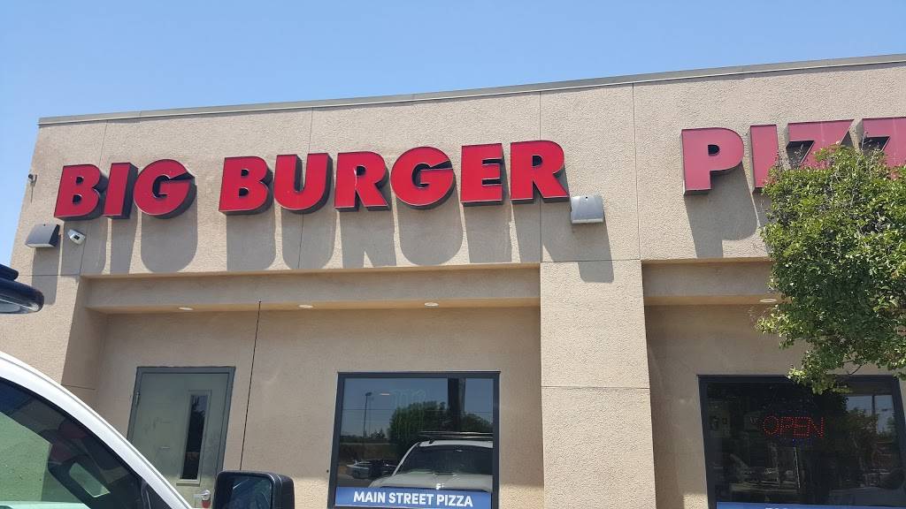 BIG BURGER & MAIN STREET PIZZA | restaurant | 101 N Tully Rd, Turlock, CA 95380, USA | 2096643712 OR +1 209-664-3712