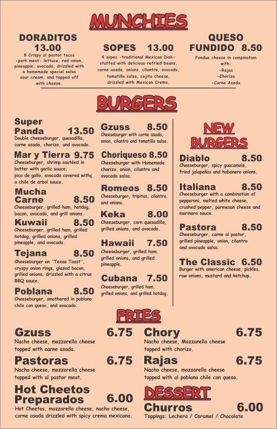 Panda Burgers Far East | restaurant | 12380 Edgemere Blvd #103, El Paso, TX 79938, USA | 9153076365 OR +1 915-307-6365