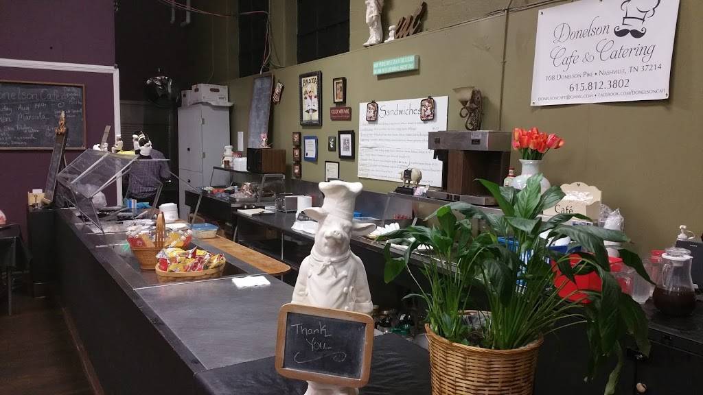 Donelson Cafe and Catering | restaurant | Located inside Fifty Forward Donelson Station in auditorium, 108 Donelson Pike, Nashville, TN 37214, USA | 6158123802 OR +1 615-812-3802
