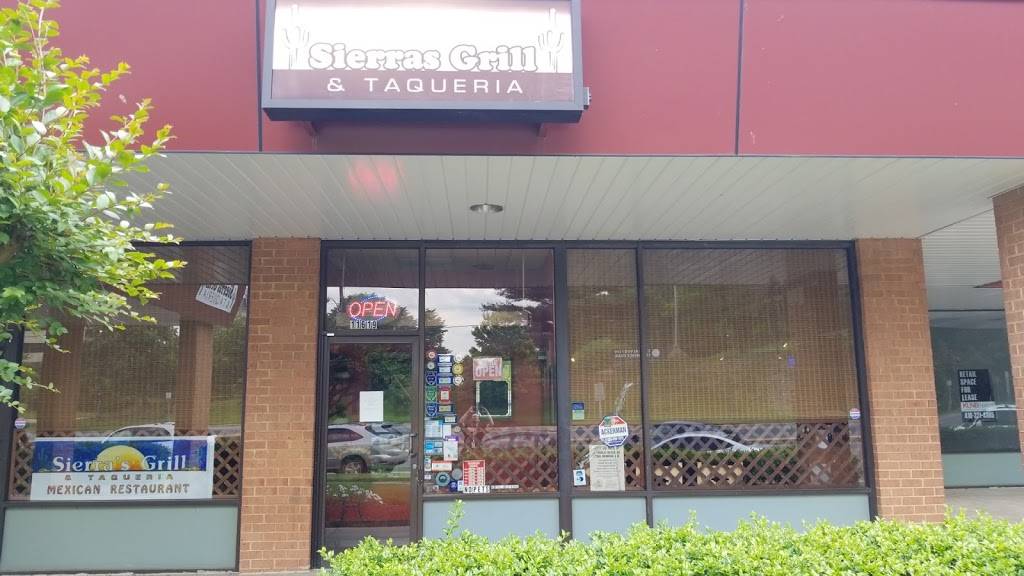 Sierras Grill & Taqueria | restaurant | 11619 Beltsville Dr, Calverton, MD 20705, USA | 3015727830 OR +1 301-572-7830