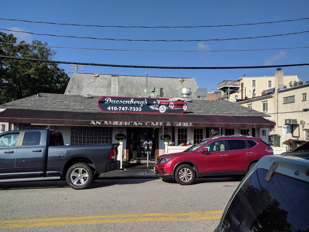 Duesenbergs American Cafe and Grill | restaurant | 10 Mellor Ave, Catonsville, MD 21228, USA | 4107477333 OR +1 410-747-7333