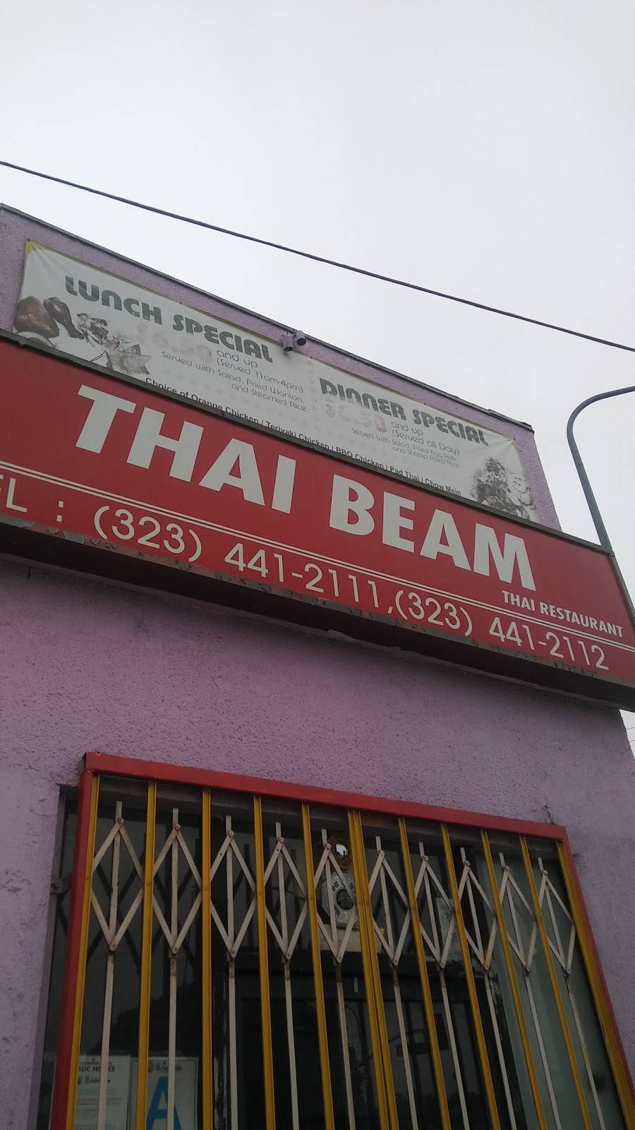Thai Beam Cuisine | restaurant | 4854 Huntington Dr N, Los Angeles, CA 90032, USA | 3234412111 OR +1 323-441-2111