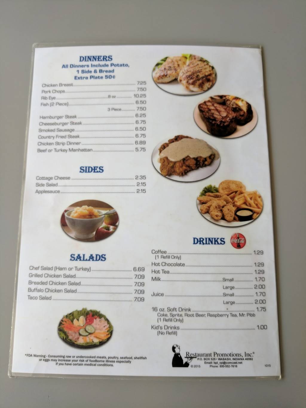 Fischer Street Diner | restaurant | 510 E Fischer St, Kokomo, IN 46901, USA | 7658540783 OR +1 765-854-0783