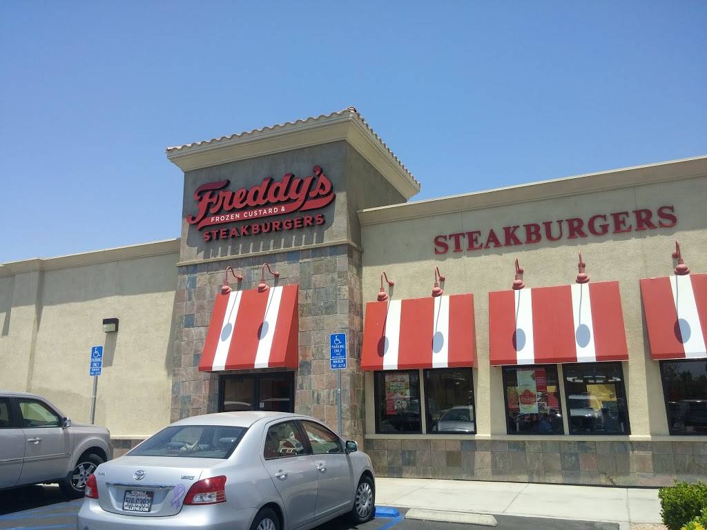 Freddys Frozen Custard & Steakburgers | restaurant | 12032 Amargosa Rd, Victorville, CA 92392, USA | 7602442400 OR +1 760-244-2400