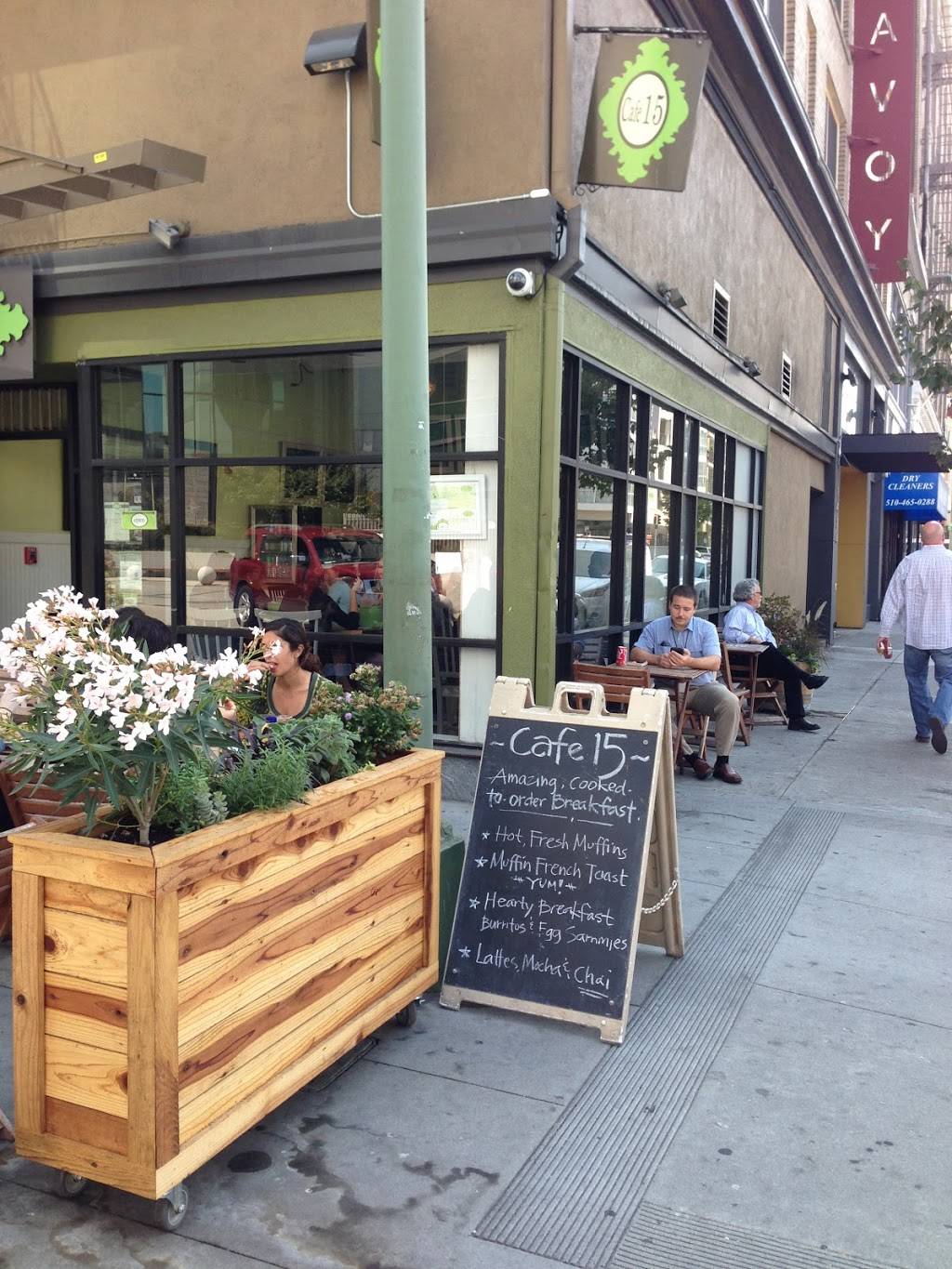 Cafe 15 | cafe | 1409, 597 15th St, Oakland, CA 94612, USA | 5108913990 OR +1 510-891-3990