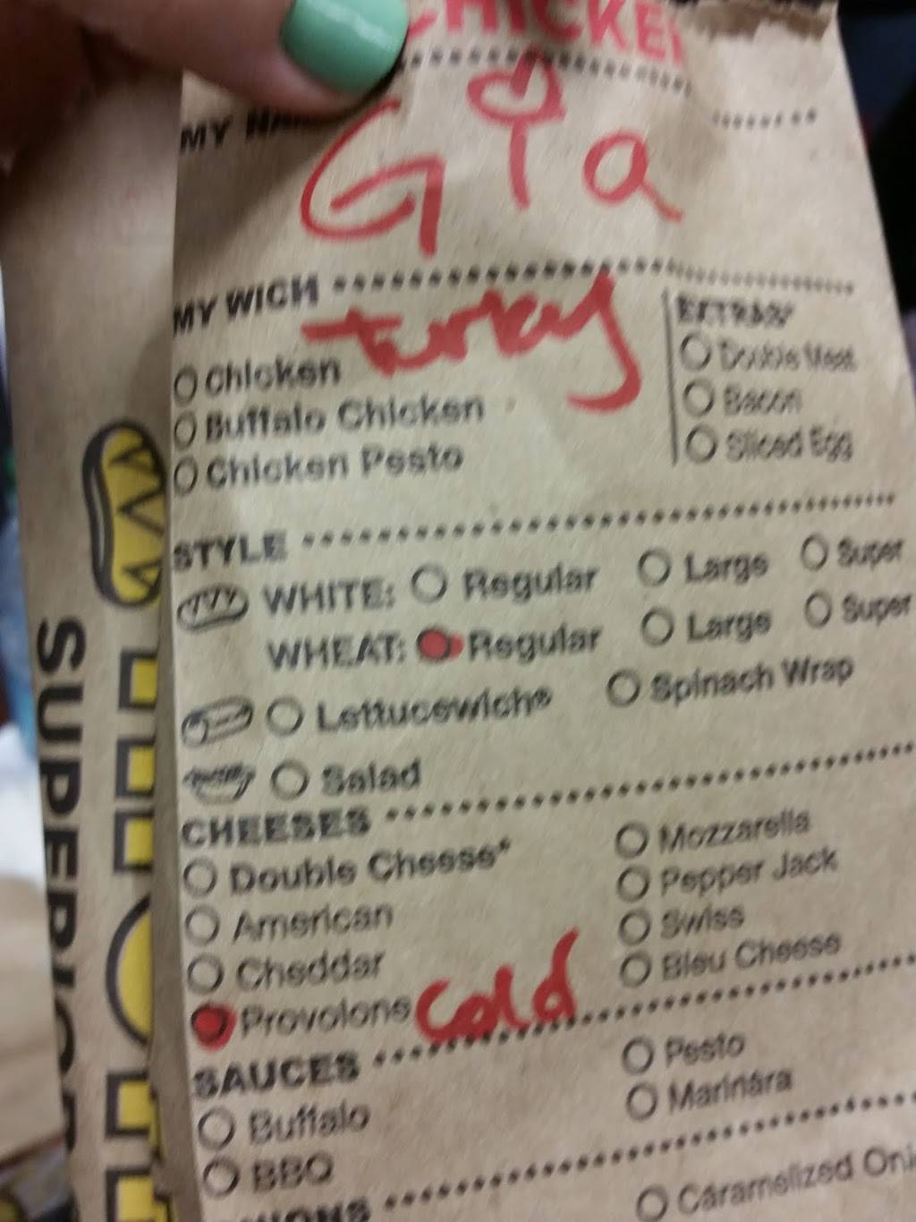 Which Wich Superior Sandwiches | restaurant | 210 E Parkwood Dr d, Friendswood, TX 77546, USA | 2816489424 OR +1 281-648-9424