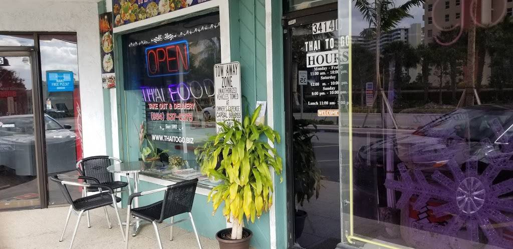 Thai To Go | meal takeaway | 3414 N Ocean Blvd, Fort Lauderdale, FL 33308, USA | 9545375375 OR +1 954-537-5375