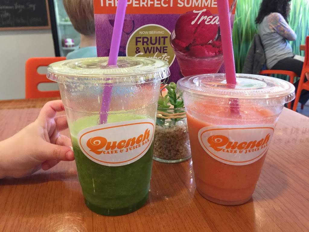 Quench Cafe and Juice Bar | restaurant | 11 N 6th St, Stroudsburg, PA 18360, USA | 5708729292 OR +1 570-872-9292