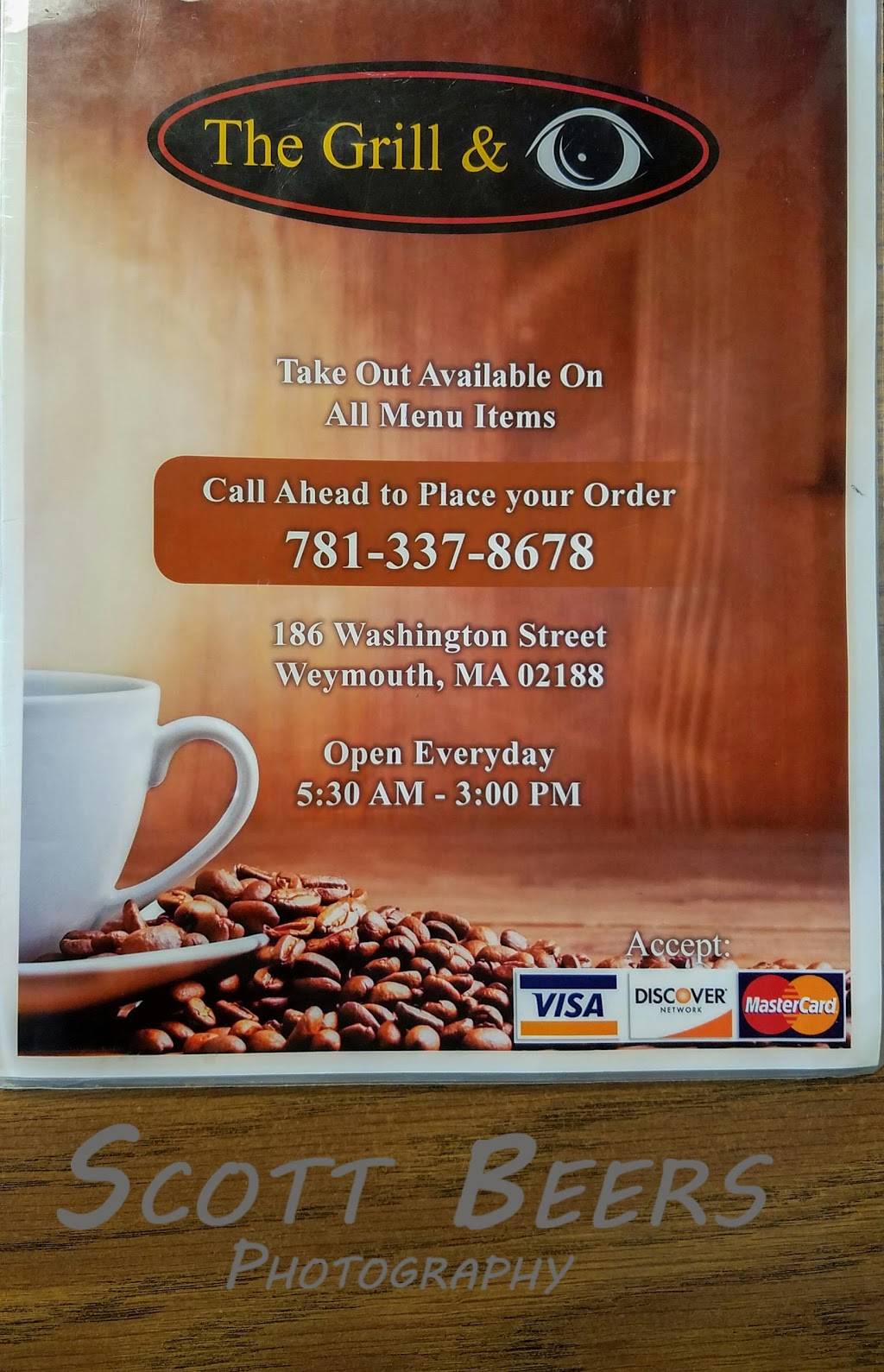 The Grill & Eye | restaurant | 186 Washington St #1726, Weymouth, MA 02188, USA | 7813378678 OR +1 781-337-8678