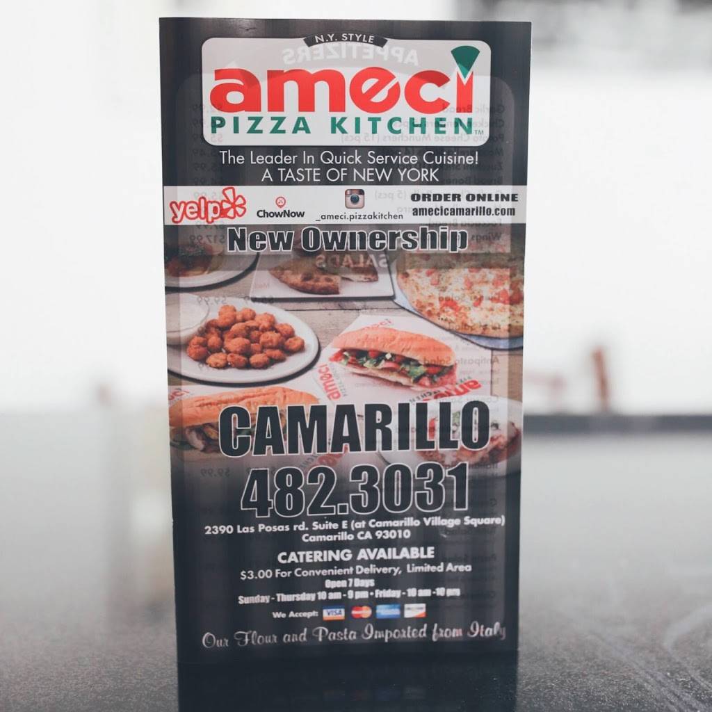 Ameci Pizza - Camarillo | meal delivery | 2390 Las Posas Rd suite e, Camarillo, CA 93010, USA | 8054823031 OR +1 805-482-3031