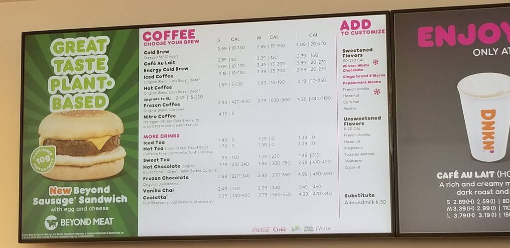 Dunkin | bakery | 101 W Walker Dr, Keystone Heights, FL 32656, USA | 3524788744 OR +1 352-478-8744