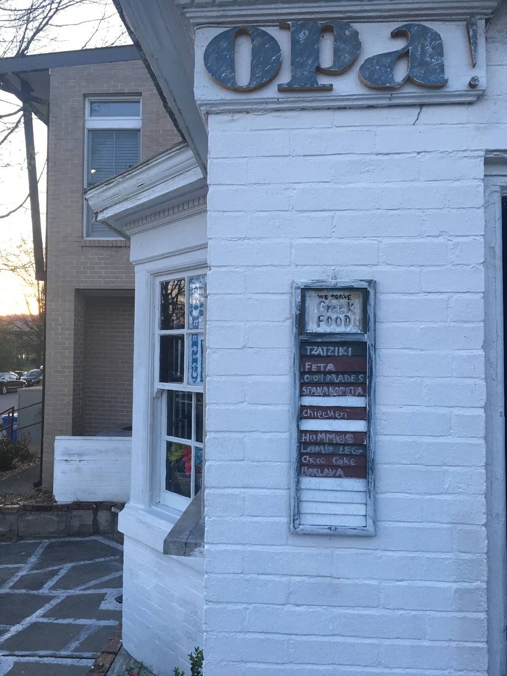 OPA | restaurant | 249 River St, Chattanooga, TN 37405, USA | 4233050038 OR +1 423-305-0038