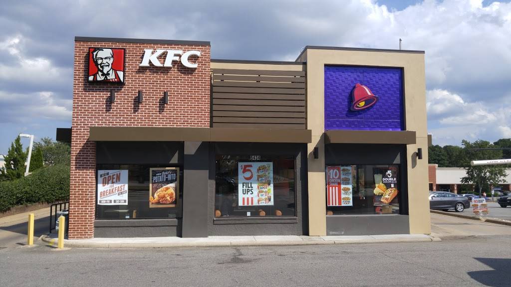KFC | restaurant | 5434 Six Forks Rd, Raleigh, NC 27609, USA | 9197815458 OR +1 919-781-5458