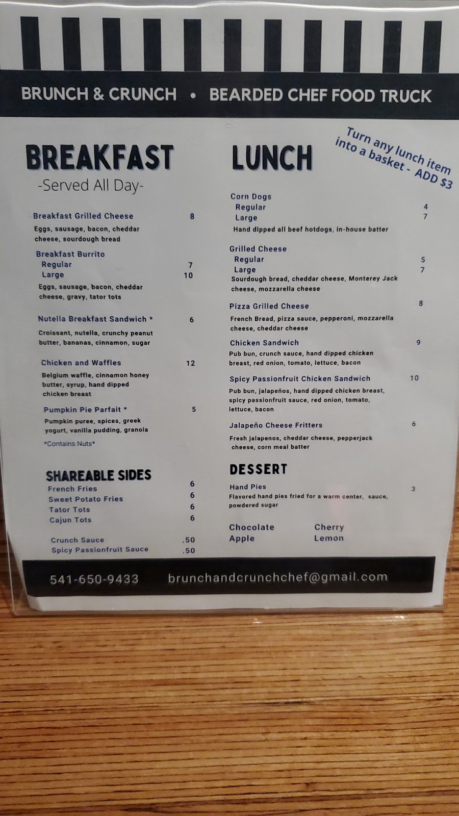 Brunch and Crunch | restaurant | 926 E Main St, Cottage Grove, OR 97424, USA | 5416509433 OR +1 541-650-9433