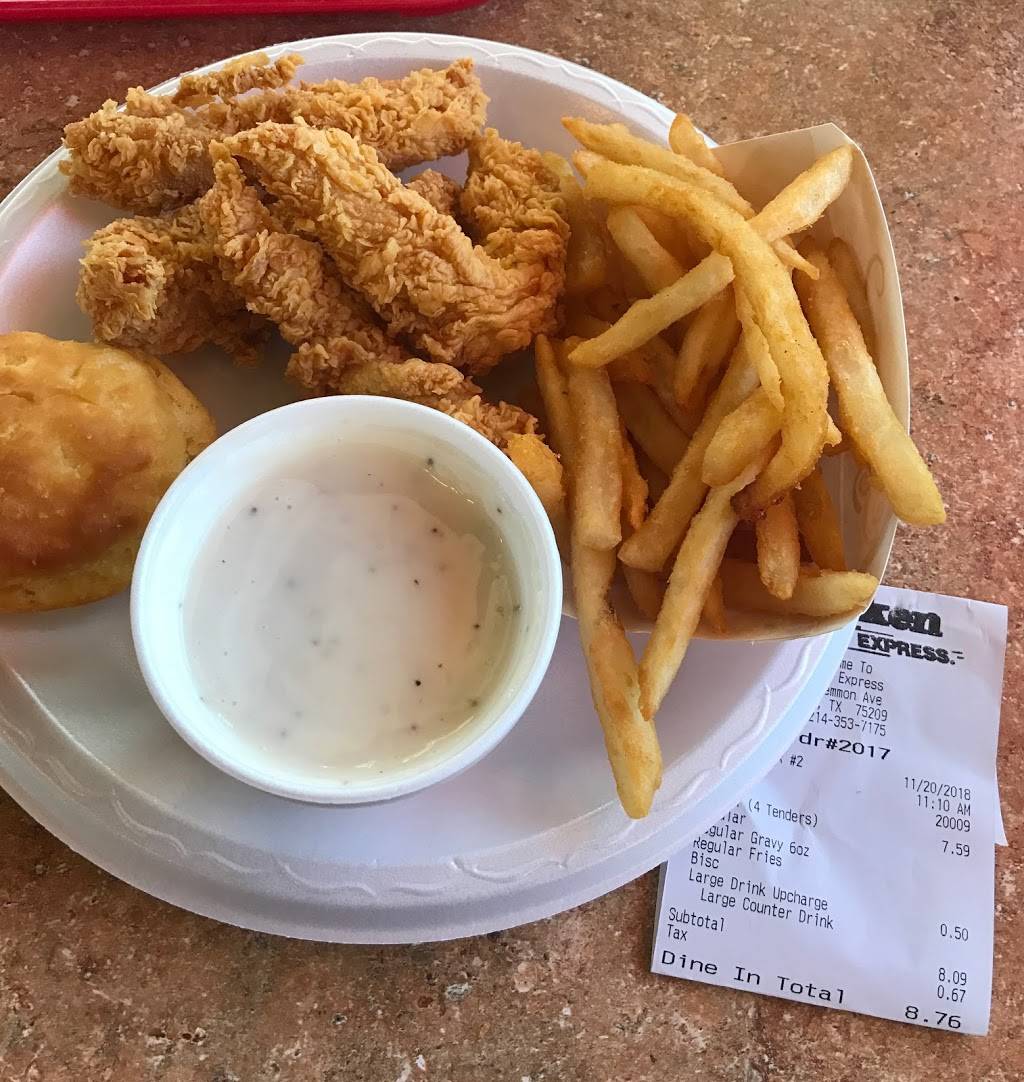 Chicken Express | restaurant | 6124 Lemmon Ave, Dallas, TX 75209, USA | 2143537175 OR +1 214-353-7175