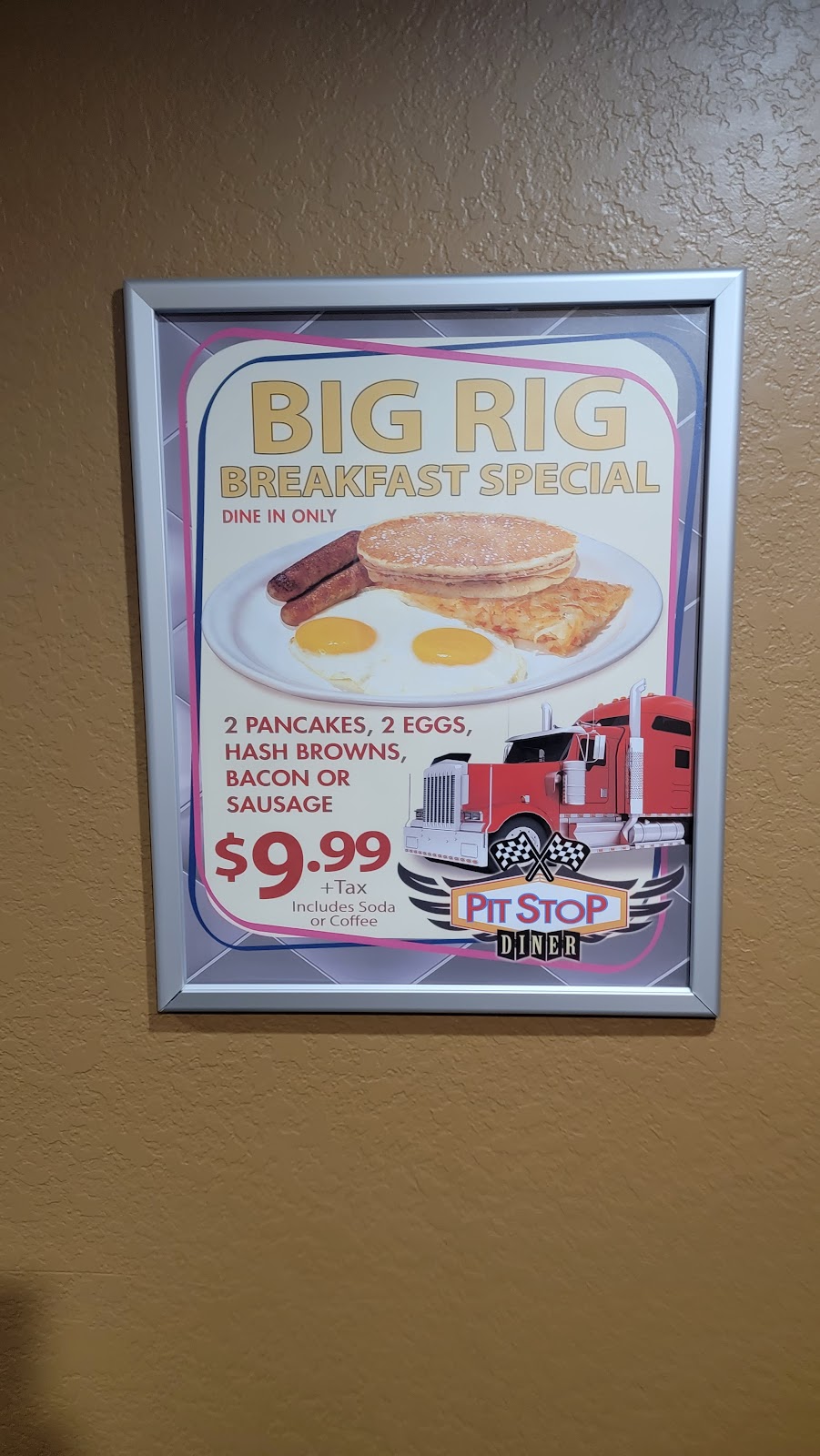 Pit Stop Diner | restaurant | 49806 Seminole Dr, Cabazon, CA 92230, USA | 9517555550 OR +1 951-755-5550