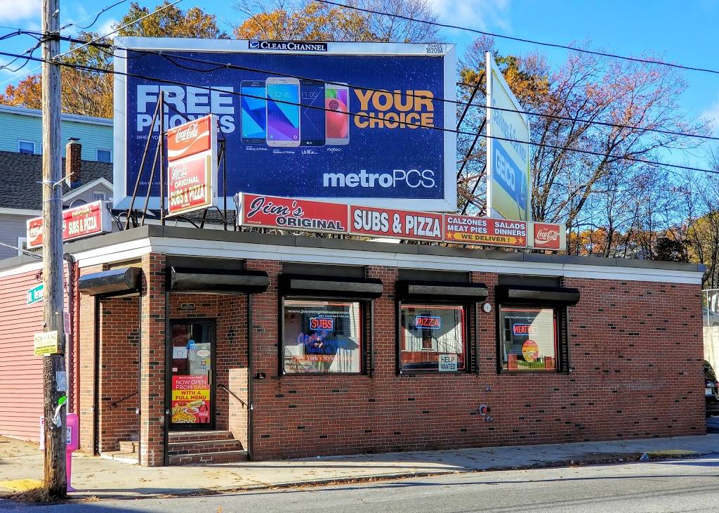 Jims Original Subs & Pizza | meal takeaway | 415 S Broadway, Lawrence, MA 01843, USA | 9786879768 OR +1 978-687-9768