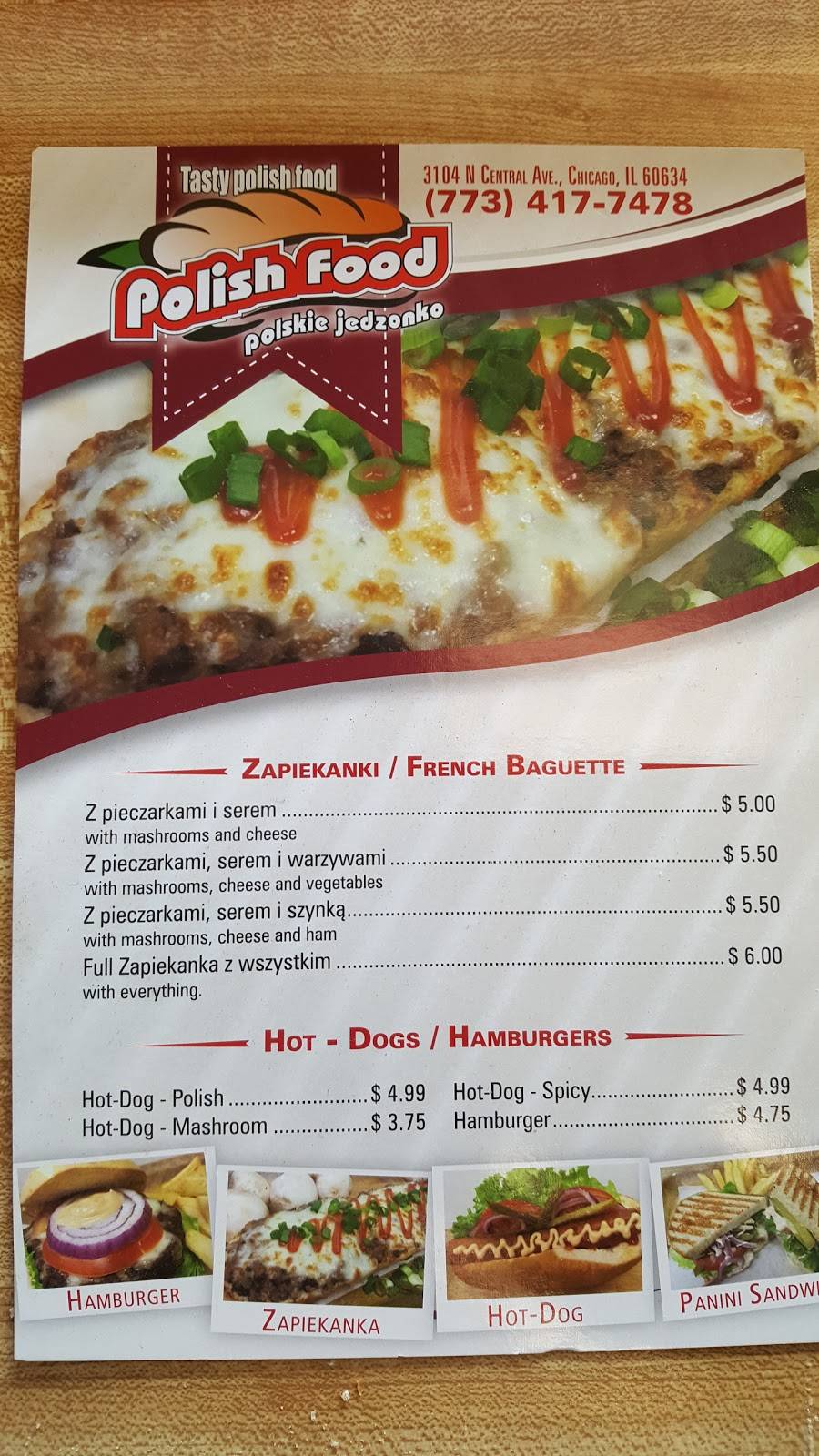 Polish Food | restaurant | 3104 N Central Ave, Chicago, IL 60634, USA | 7734177478 OR +1 773-417-7478