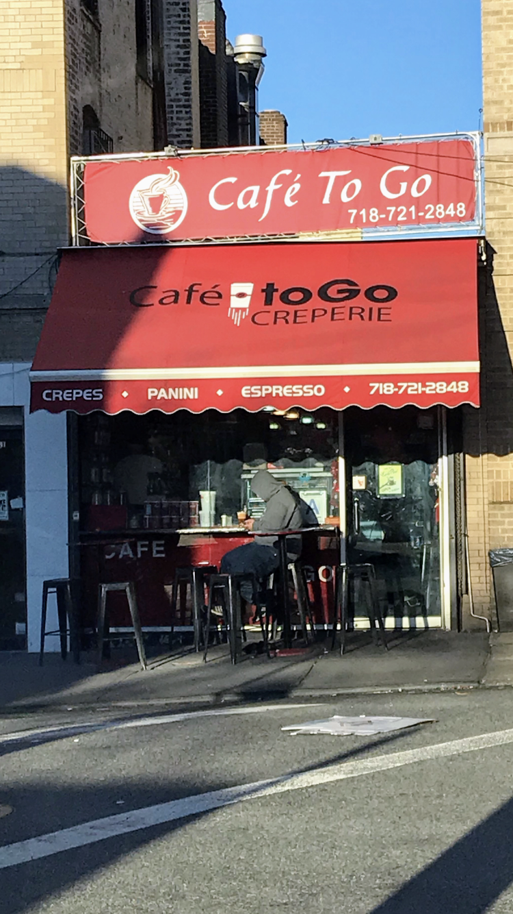 Café To Go Creperie | restaurant | 28-58 32nd St, Astoria, NY 11102, USA | 7187212848 OR +1 718-721-2848