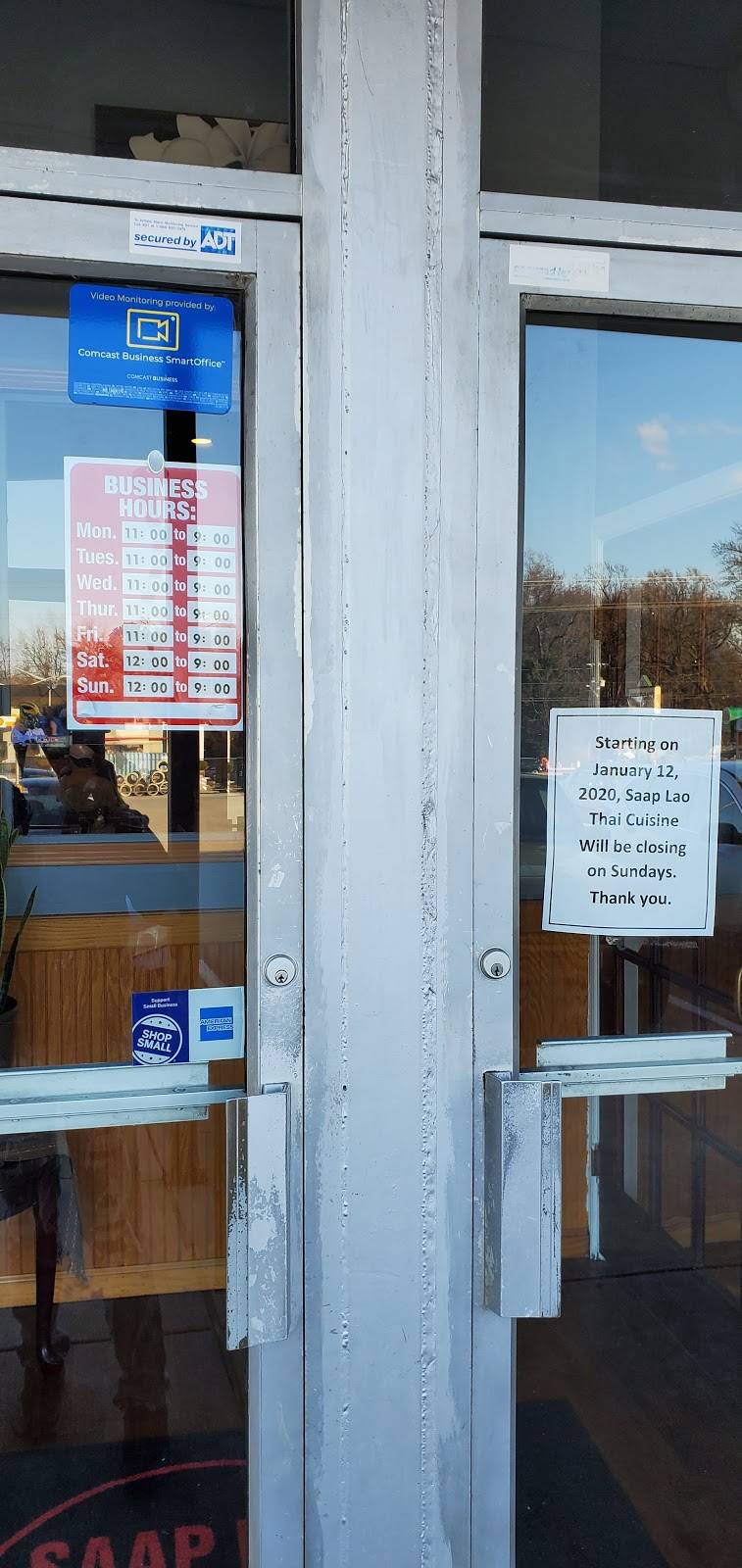 Saap Lao Thai Cuisine | restaurant | 287 Christiana Rd Unit #14, New Castle, DE 19720, USA | 3023221306 OR +1 302-322-1306