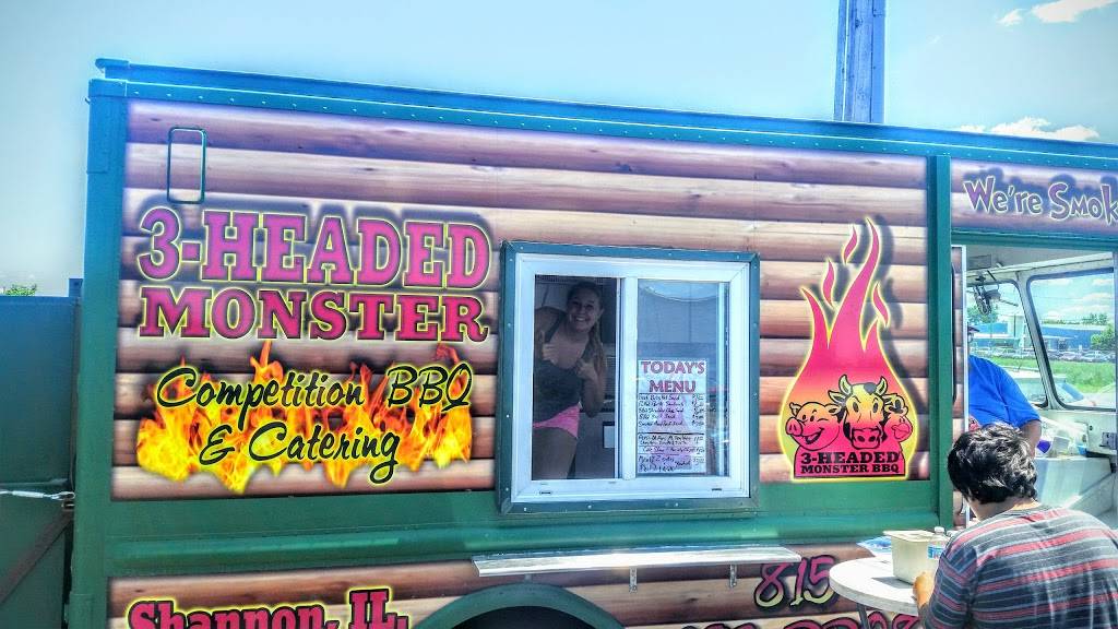3-Headed Monster BBQ & Catering | restaurant | 118 N Stanton St, Shannon, IL 61078, USA | 8152972278 OR +1 815-297-2278