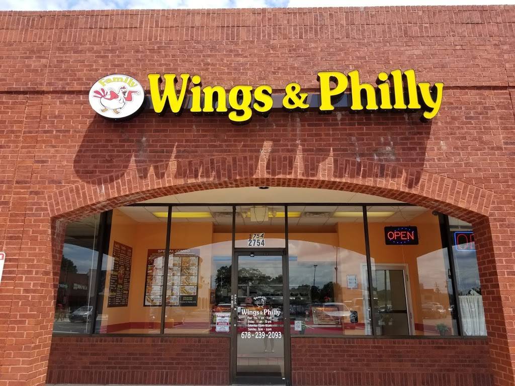 Family Wings & Philly | restaurant | 2754 Cumberland Blvd SE, Smyrna, GA 30080, USA | 6782392093 OR +1 678-239-2093