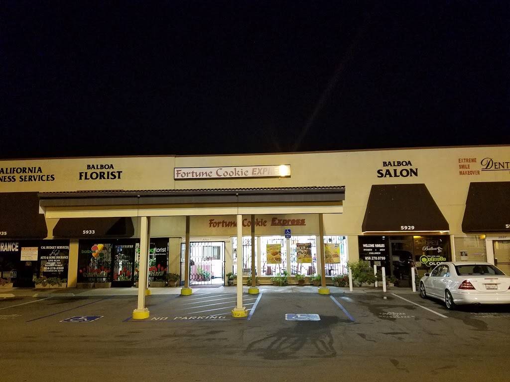 Fortune Cookie Express | restaurant | 5931 Balboa Ave, San Diego, CA 92111, USA | 8582784582 OR +1 858-278-4582