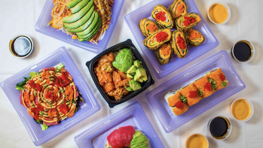 Sushi Bleu @ Moishas Supermarket | restaurant | 315 Avenue M, Brooklyn, NY 11230, USA | 8456401940 OR +1 845-640-1940