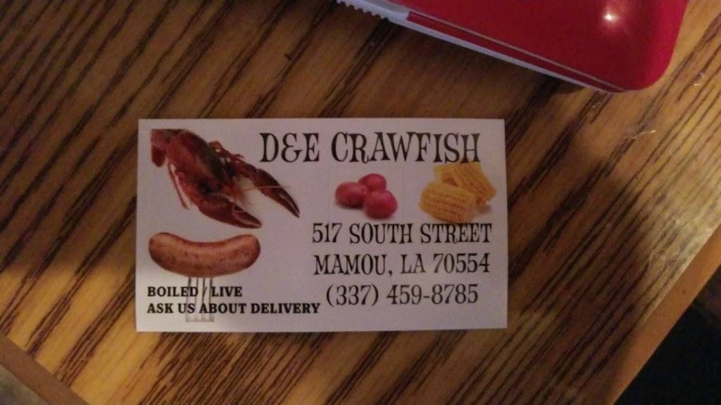 D&E Crawfish on the Go | restaurant | 517 South St, Mamou, LA 70554, USA | 3374598785 OR +1 337-459-8785