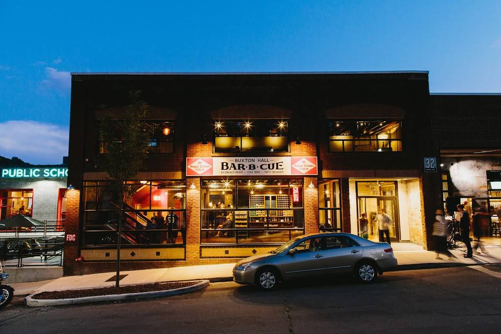Buxton Hall Barbecue | restaurant | 32 Banks Ave, Asheville, NC 28801, USA | 8282327216 OR +1 828-232-7216