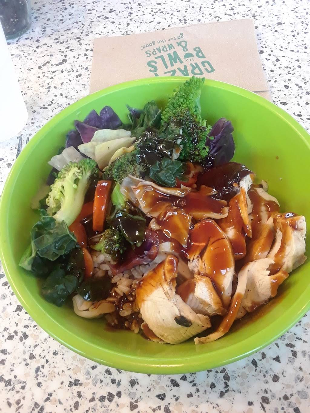 Crazy Bowls & Wraps | restaurant | 9635 Manchester Rd, St. Louis, MO 63119, USA | 3149189727 OR +1 314-918-9727