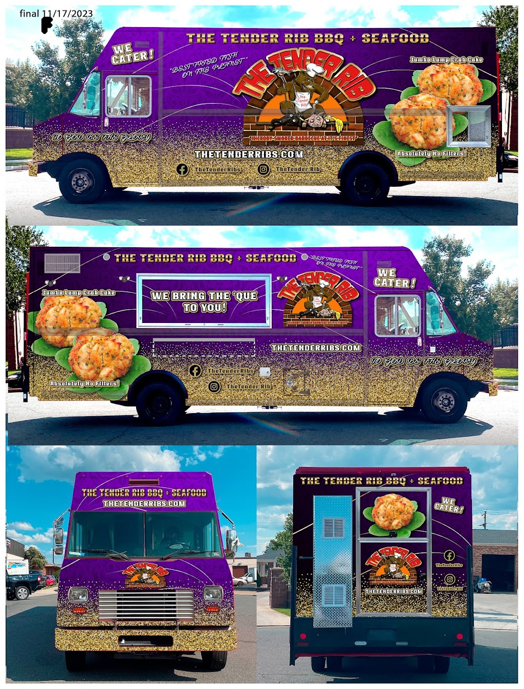 THE TENDER RIB FOODTRUCK | restaurant | 10905 Livingston Rd, Fort Washington, MD 20744, USA | 3015092904 OR +1 301-509-2904