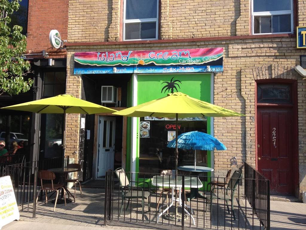 Island Cream Caribbean Cuisine | restaurant | 227 Hunter St W, Peterborough, ON K9H 2L1, Canada | 7057438398 OR +1 705-743-8398