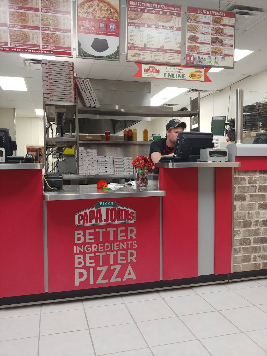 Papa Johns Pizza | restaurant | 1495 E, FL-50, Clermont, FL 34711, USA | 3522433600 OR +1 352-243-3600