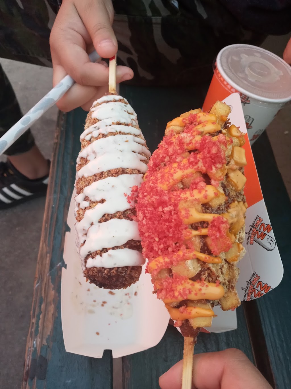 Two Hands Korean Corn Dogs - Venice Boardwalk | restaurant | 1809 Ocean Front Walk, Venice, CA 90291, USA | 3107516286 OR +1 310-751-6286