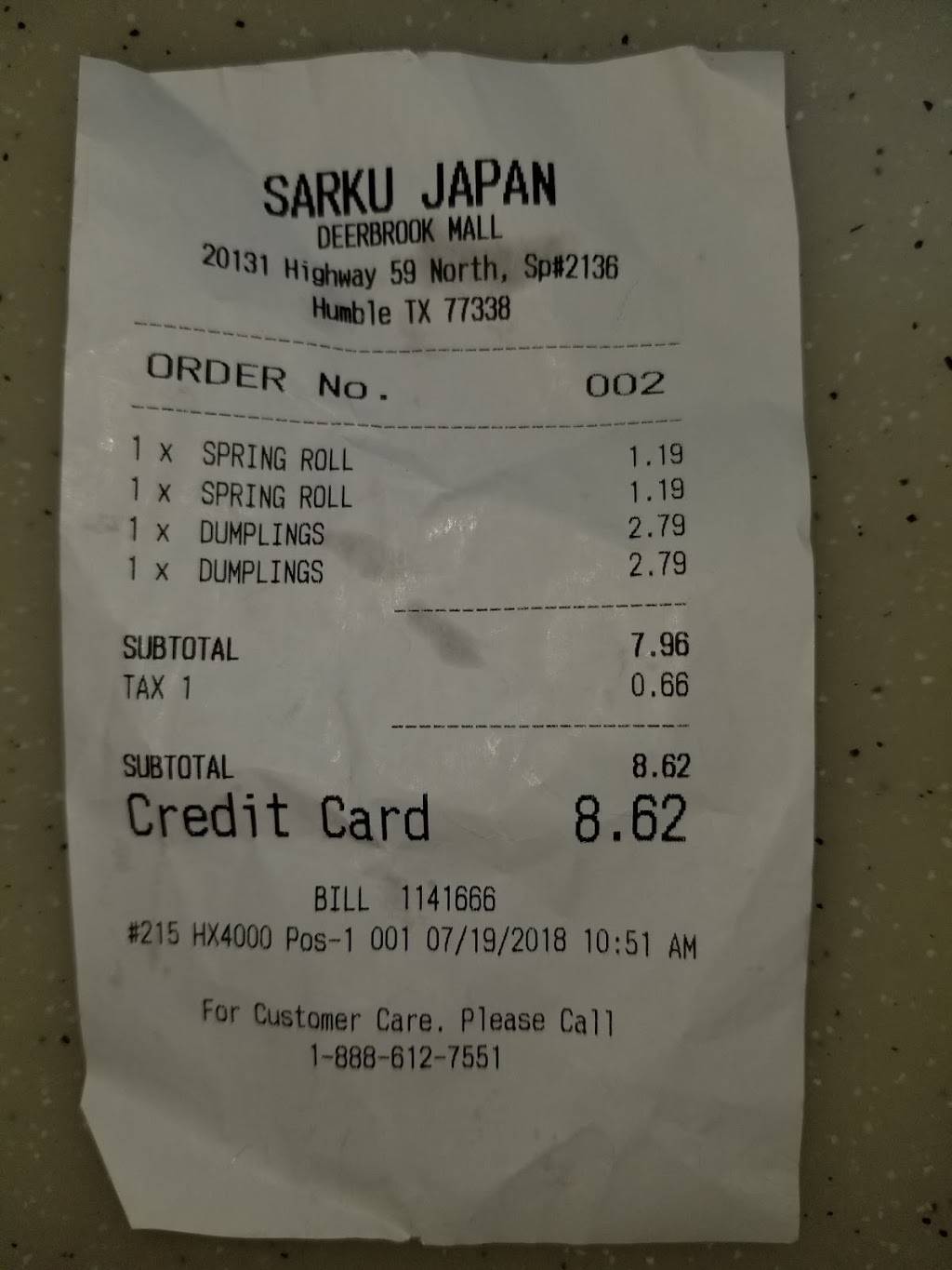 Sarku Japan | restaurant | 20131 Highway 59 North, Sp#2136 Deerbrook Mall, Humble, TX 77338, USA | 2815409900 OR +1 281-540-9900