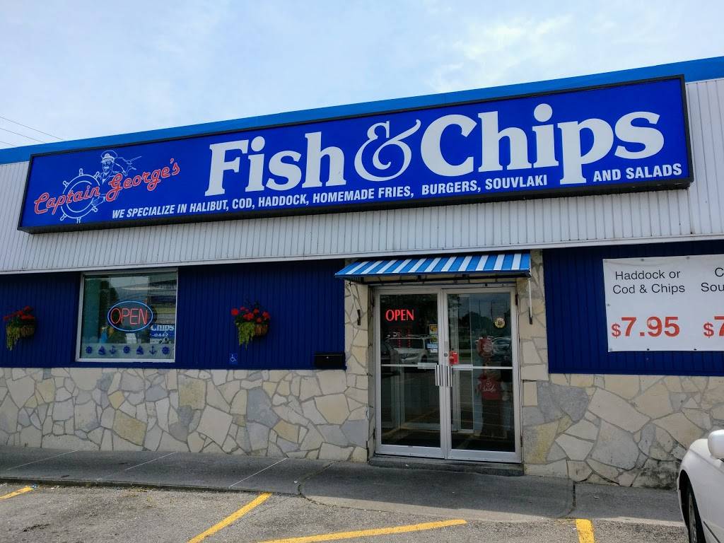 Captain George Fish & Chips | restaurant | 541 William St, Cobourg, ON K9A 3A4, Canada | 9053770442 OR +1 905-377-0442