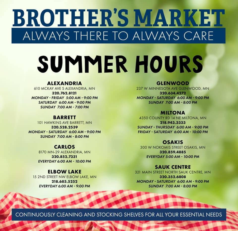 Brothers Market | meal takeaway | 321 Main St N, Sauk Centre, MN 56378, USA | 3203526808 OR +1 320-352-6808