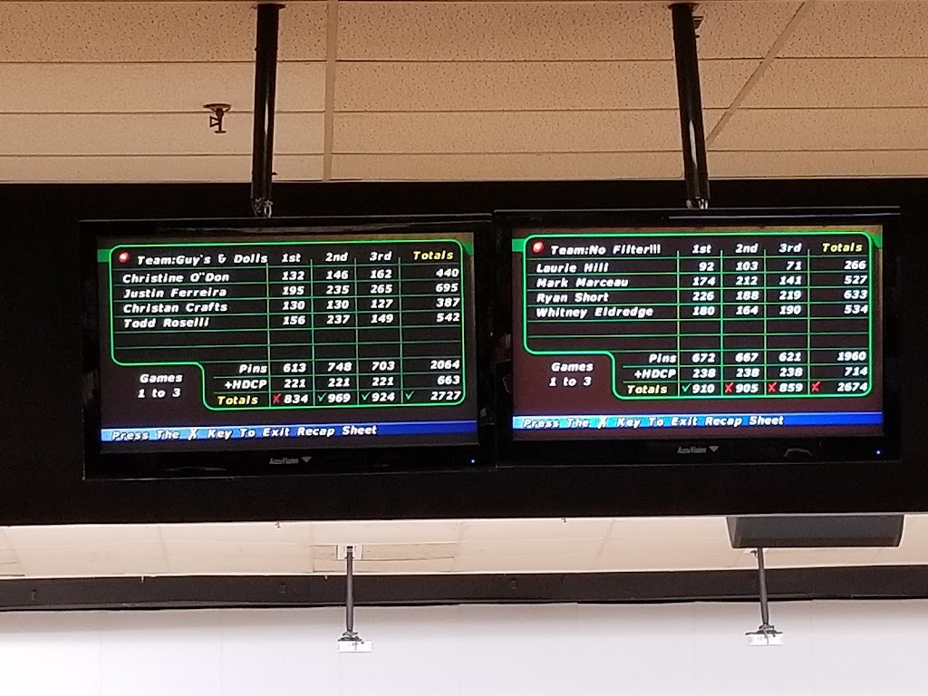 AMF Chicopee Lanes | restaurant | 291 Burnett Rd, Chicopee, MA 01020, USA | 4135929161 OR +1 413-592-9161