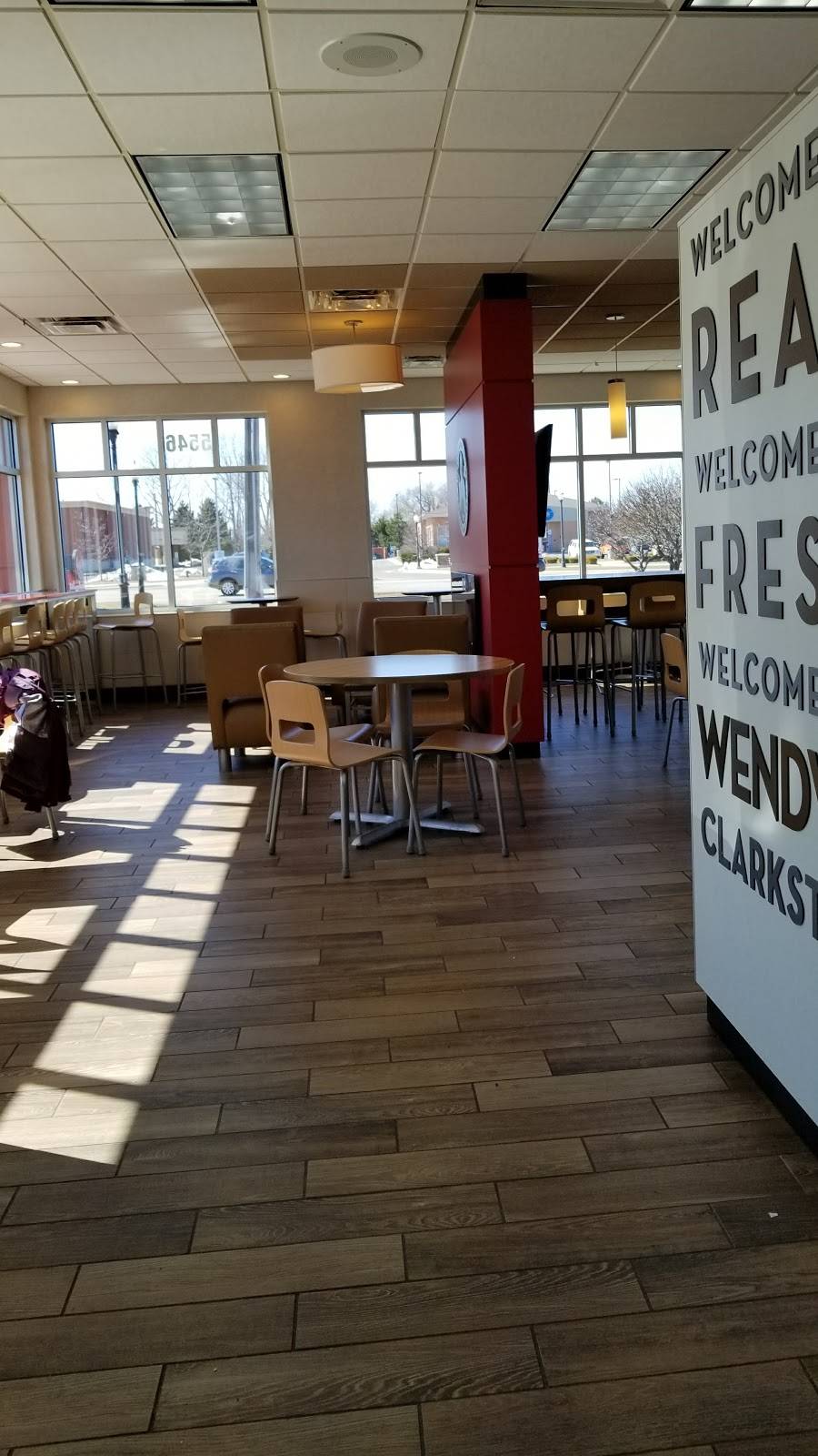 Wendys | restaurant | 5546 Sashabaw Rd, Village of Clarkston, MI 48346, USA | 2486200313 OR +1 248-620-0313
