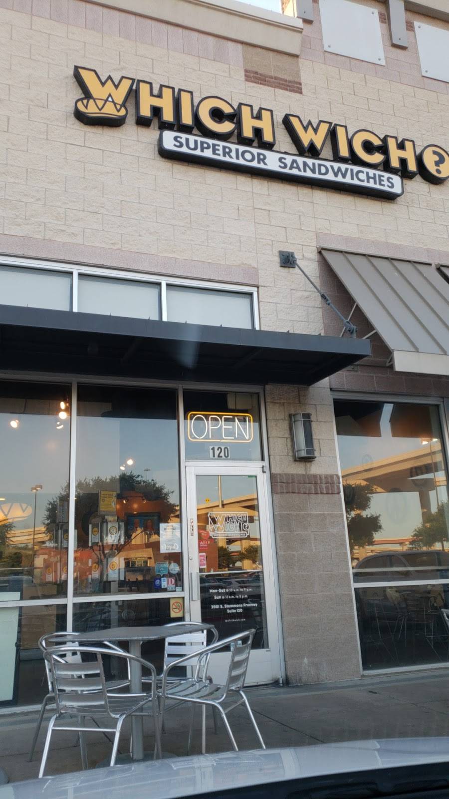 Which Wich Superior Sandwiches | restaurant | 2601 S Stemmons Fwy #120, Lewisville, TX 75067, USA | 2144880800 OR +1 214-488-0800