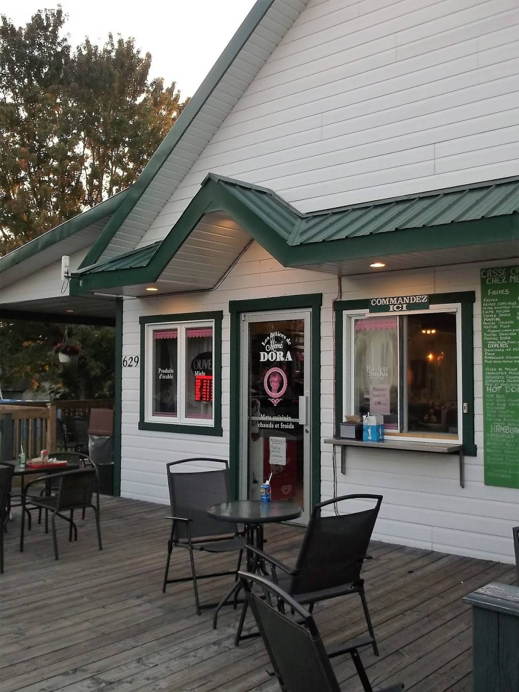 Les Délices De Mémé Dora | restaurant | 629 QC-209, Saint-Chrysostome, QC J0S 1R0, Canada | 4503016008 OR +1 450-301-6008