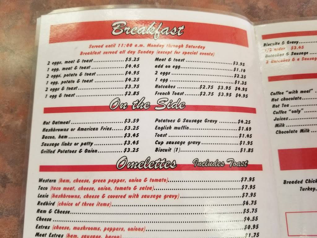 Rons Red Bird Cafe | restaurant | 112 W Center St, Girard, IL 62640, USA | 2176272045 OR +1 217-627-2045