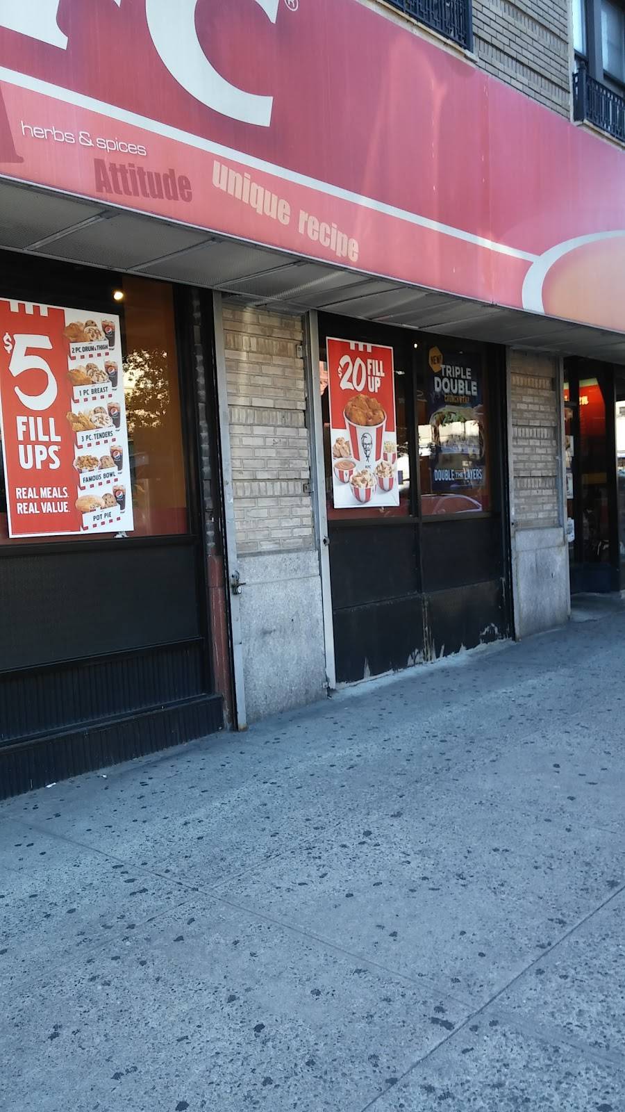 KFC | restaurant | 3645 Broadway, New York, NY 10031, USA | 2124919151 OR +1 212-491-9151